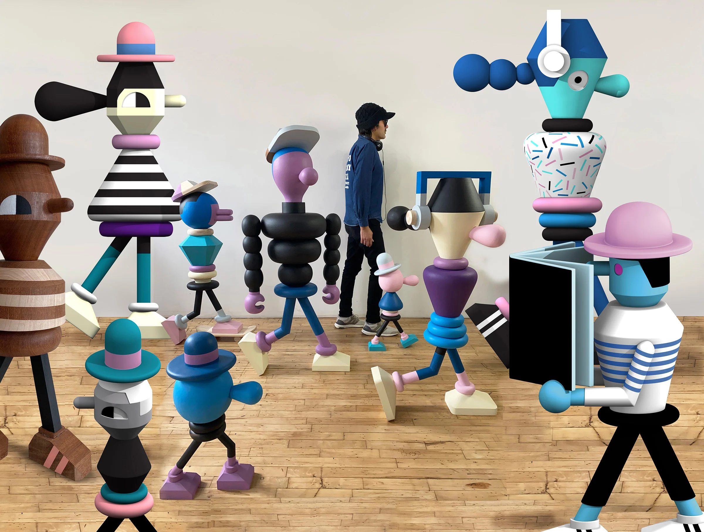 A Jeremyville art toy